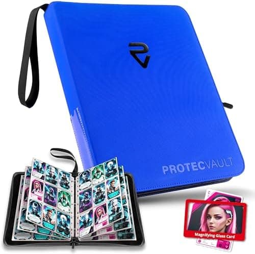 ProtecVault Premium 900-Card Binder - Blue