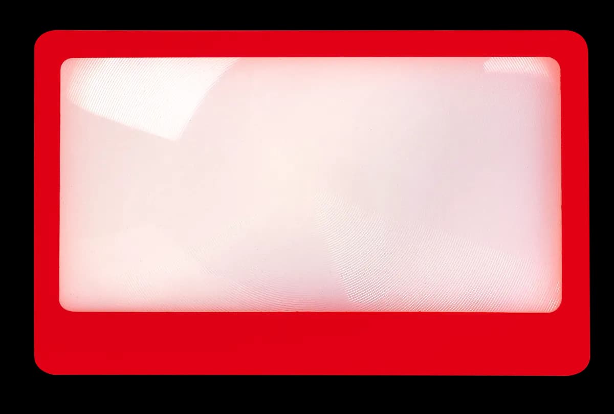 Magnifying glass included